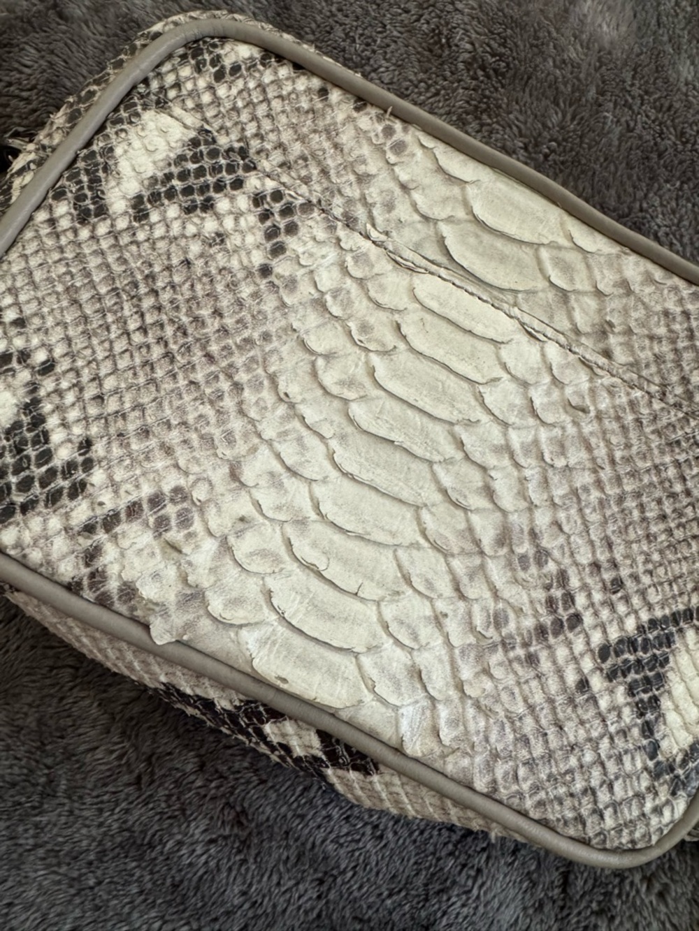 Zadig & Voltaire Python-Texture Crossbody - Picture 4 of 4